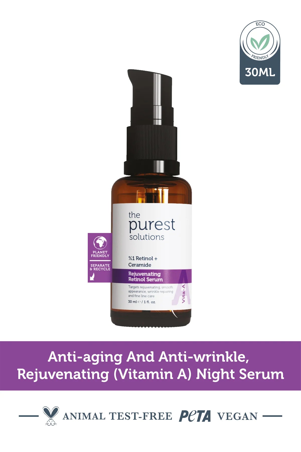 Anti-Aging and Anti-Wrinkle, Repairing Retinol Night Serum 30 Ml
