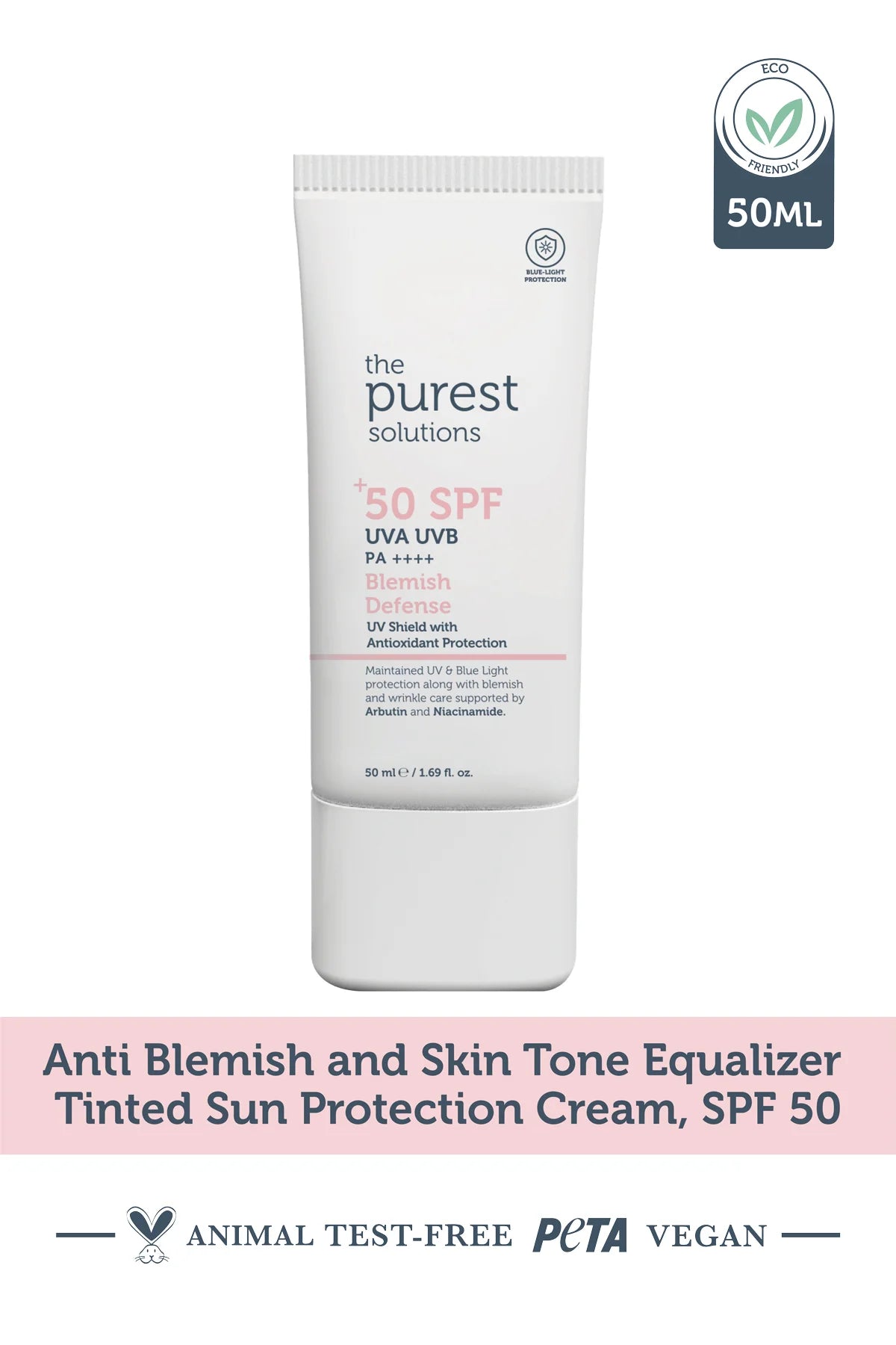Skin Tone Equalizer and Anti-Blemish Blemish Defense Tinted Sunscreen Cream SPF 50 Ml