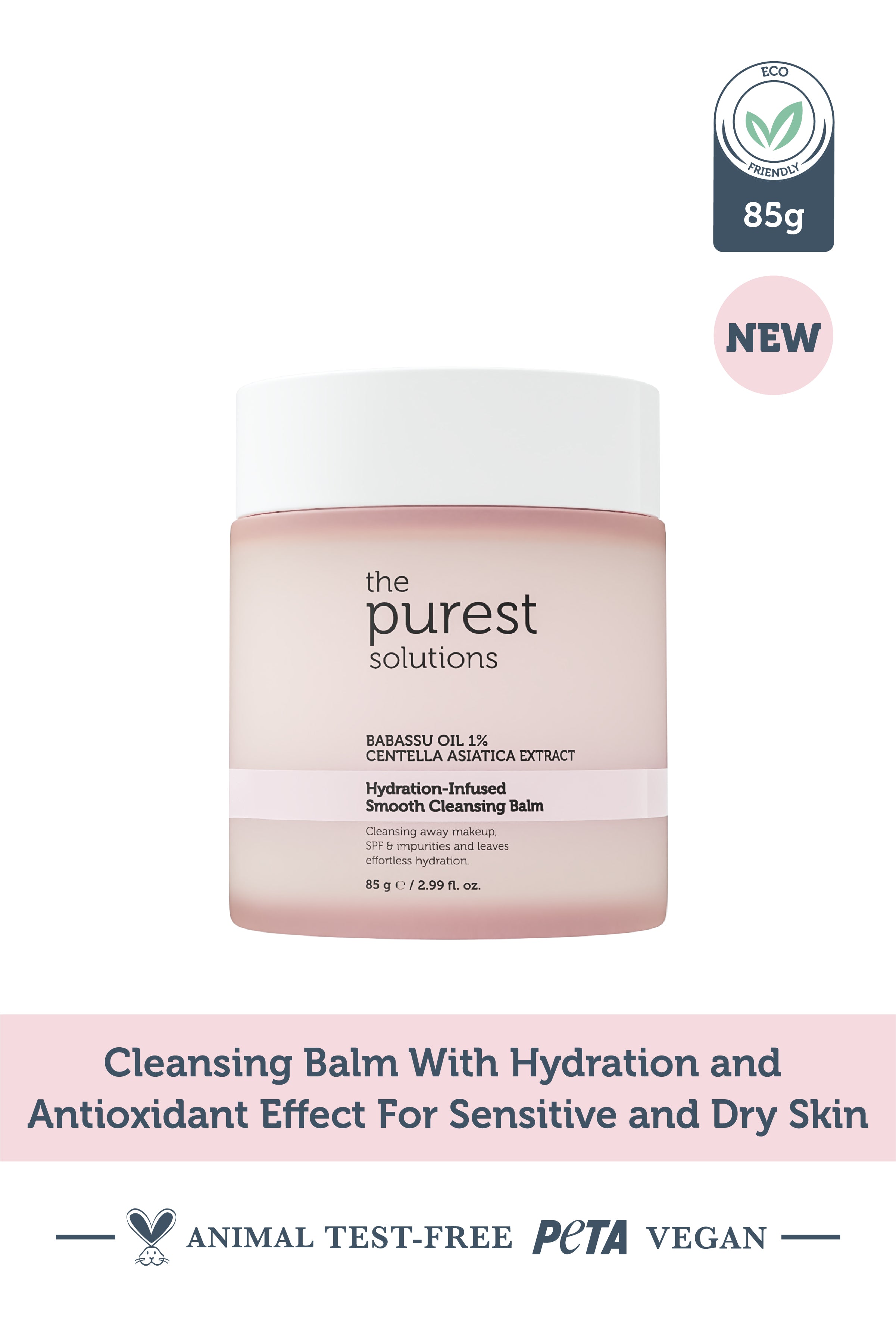 Hydration Infused Smooth Cleansing Balm for Sensitive and Dry Skin 85g