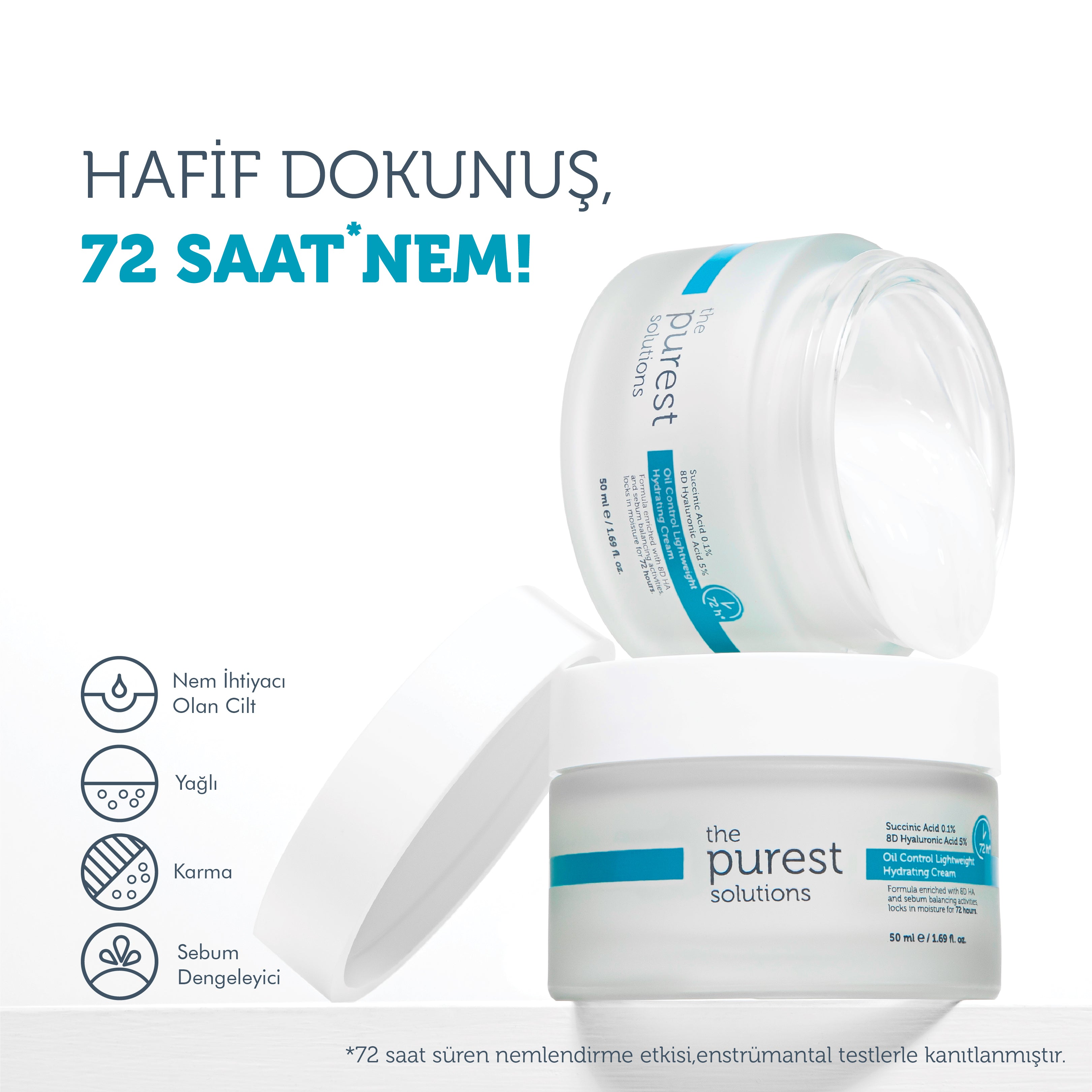 72-Hour Effective Sebum-Balancing Daily Moisturizing Cream