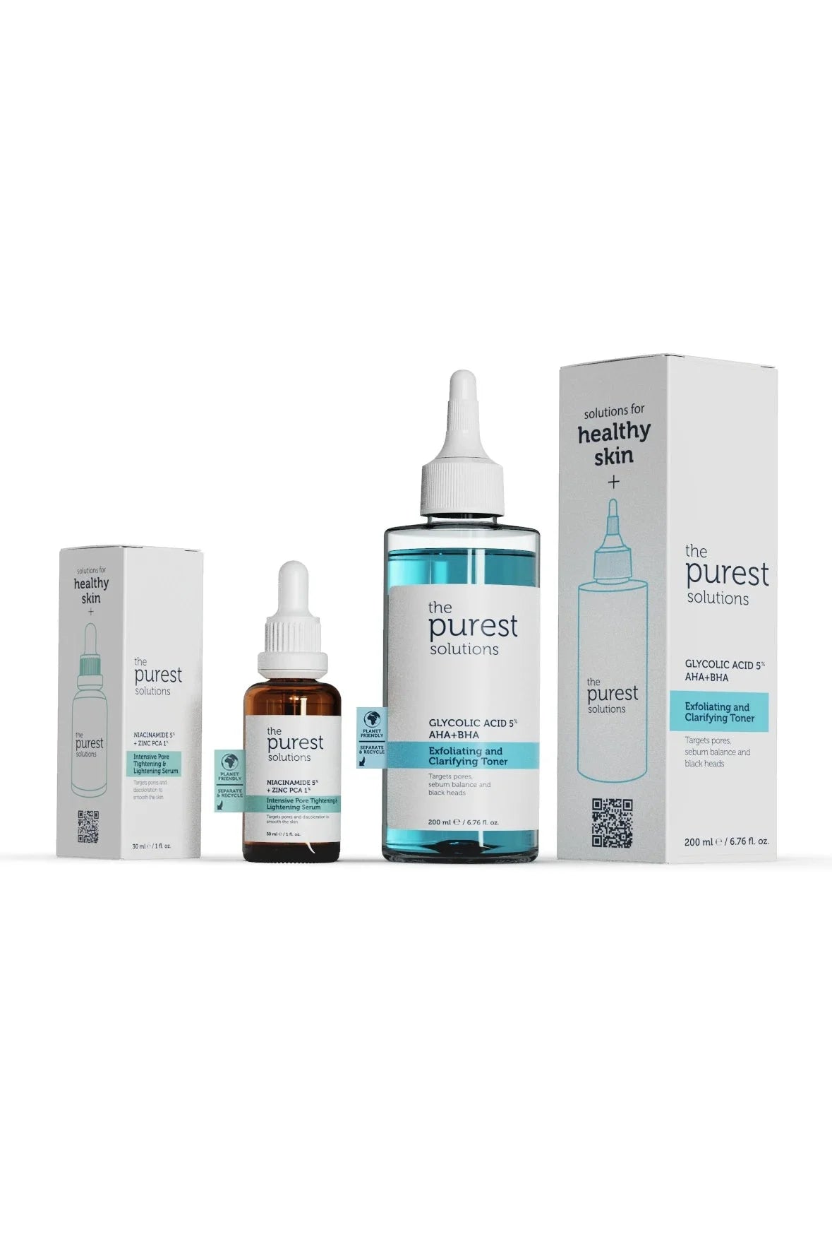 Acne & Pore Control Care Set — Sebum Balancing