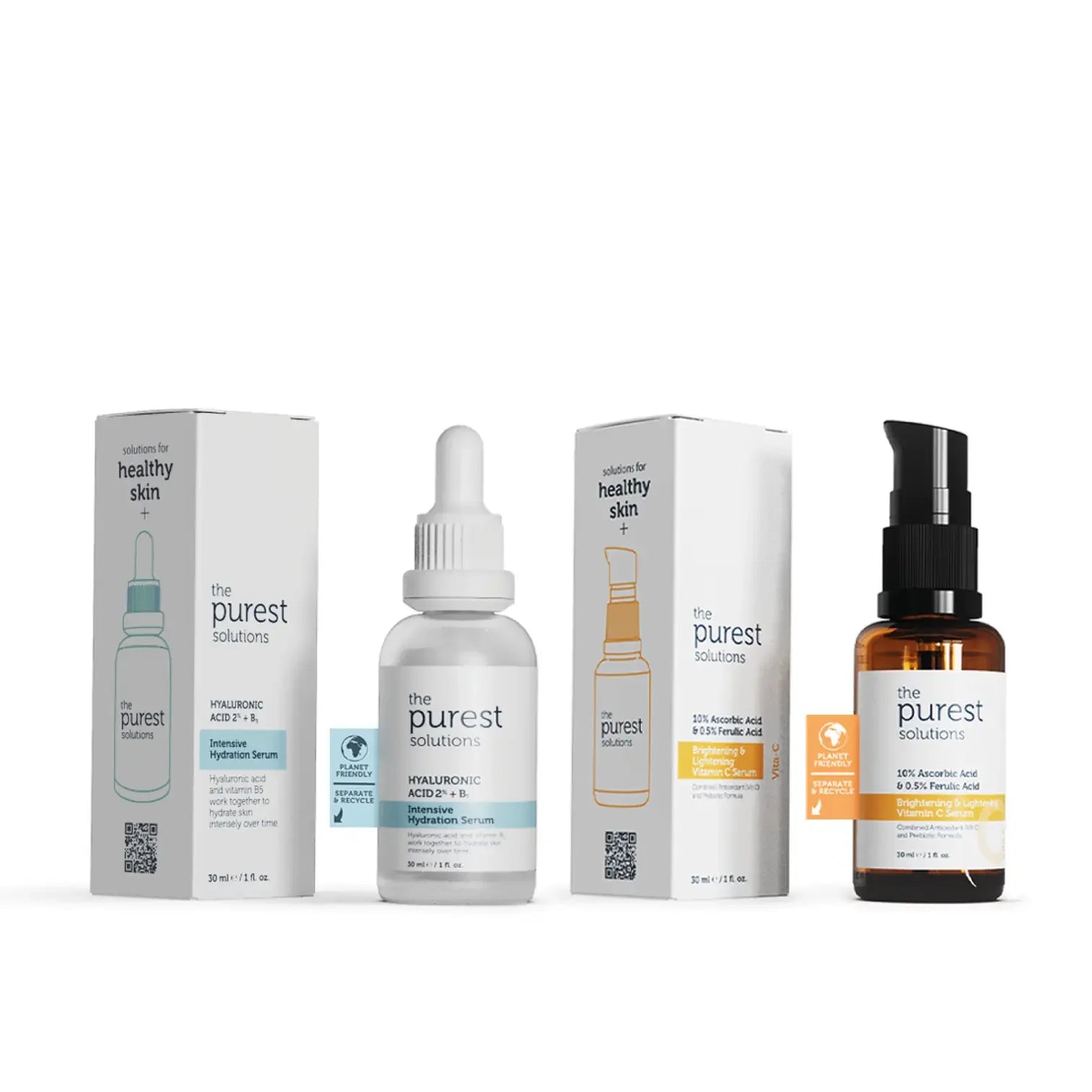 Hyaluronic Acid & Vitamin C Serum Set