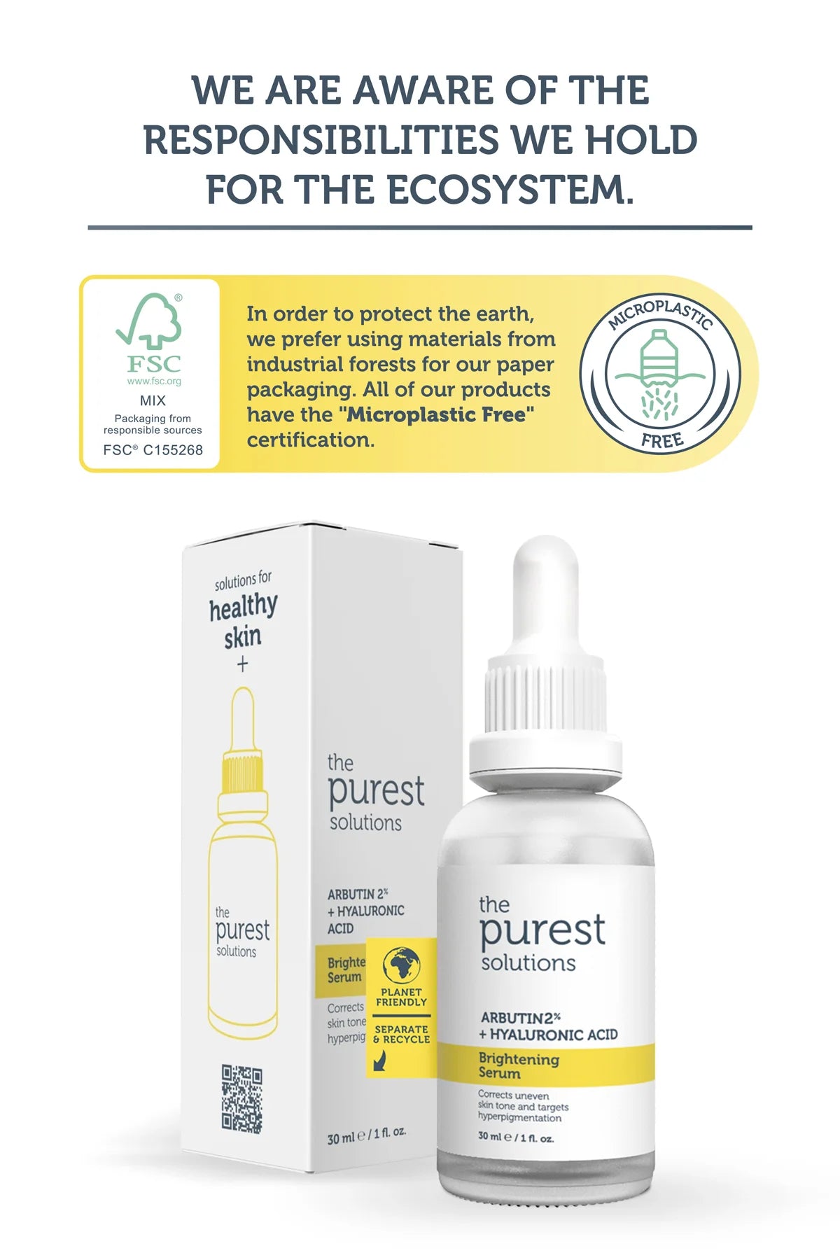 Brightening and Blemish Reducing Arbutin Skin Care Serum 30 Ml