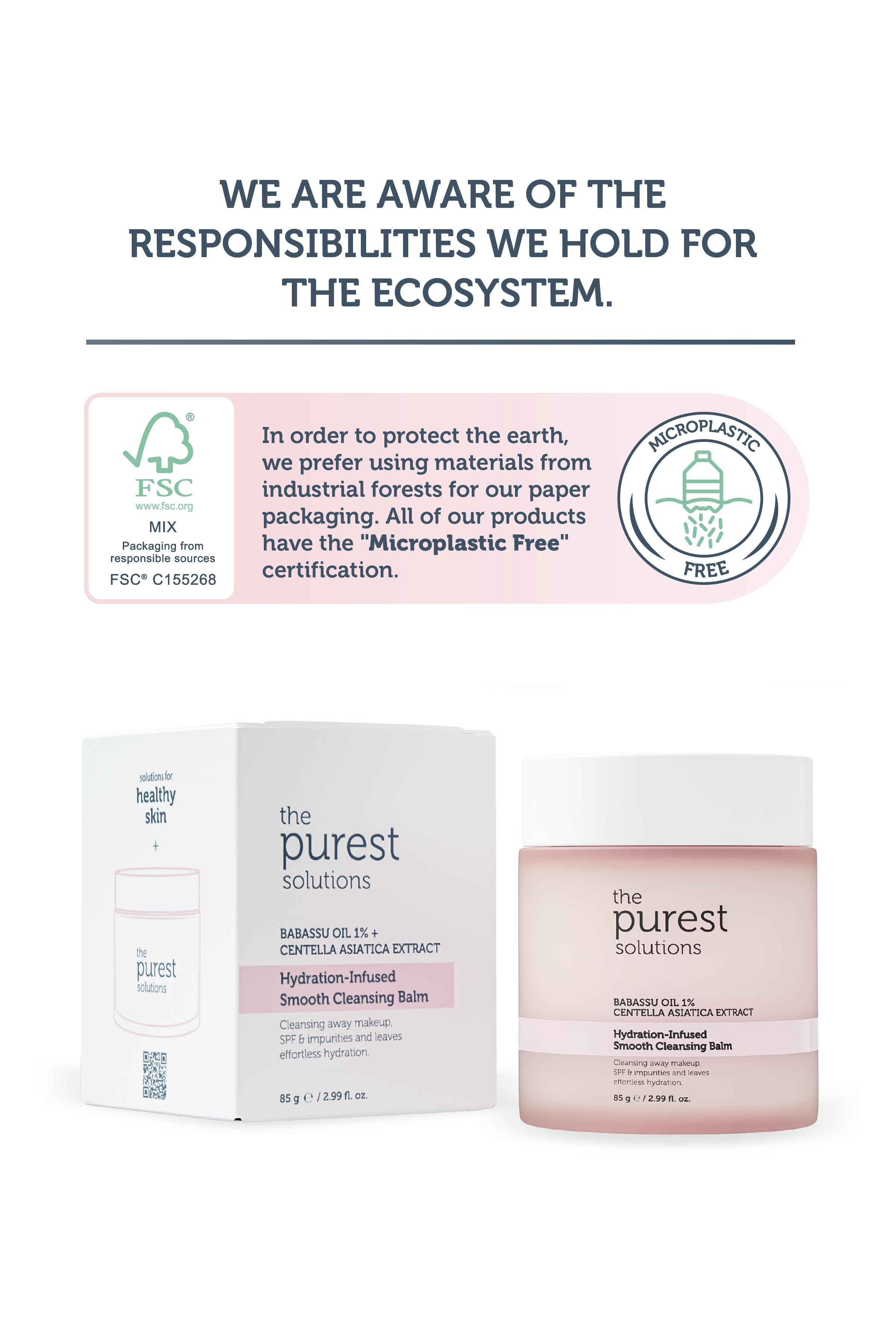 Hydration Infused Smooth Cleansing Balm for Sensitive and Dry Skin 85g