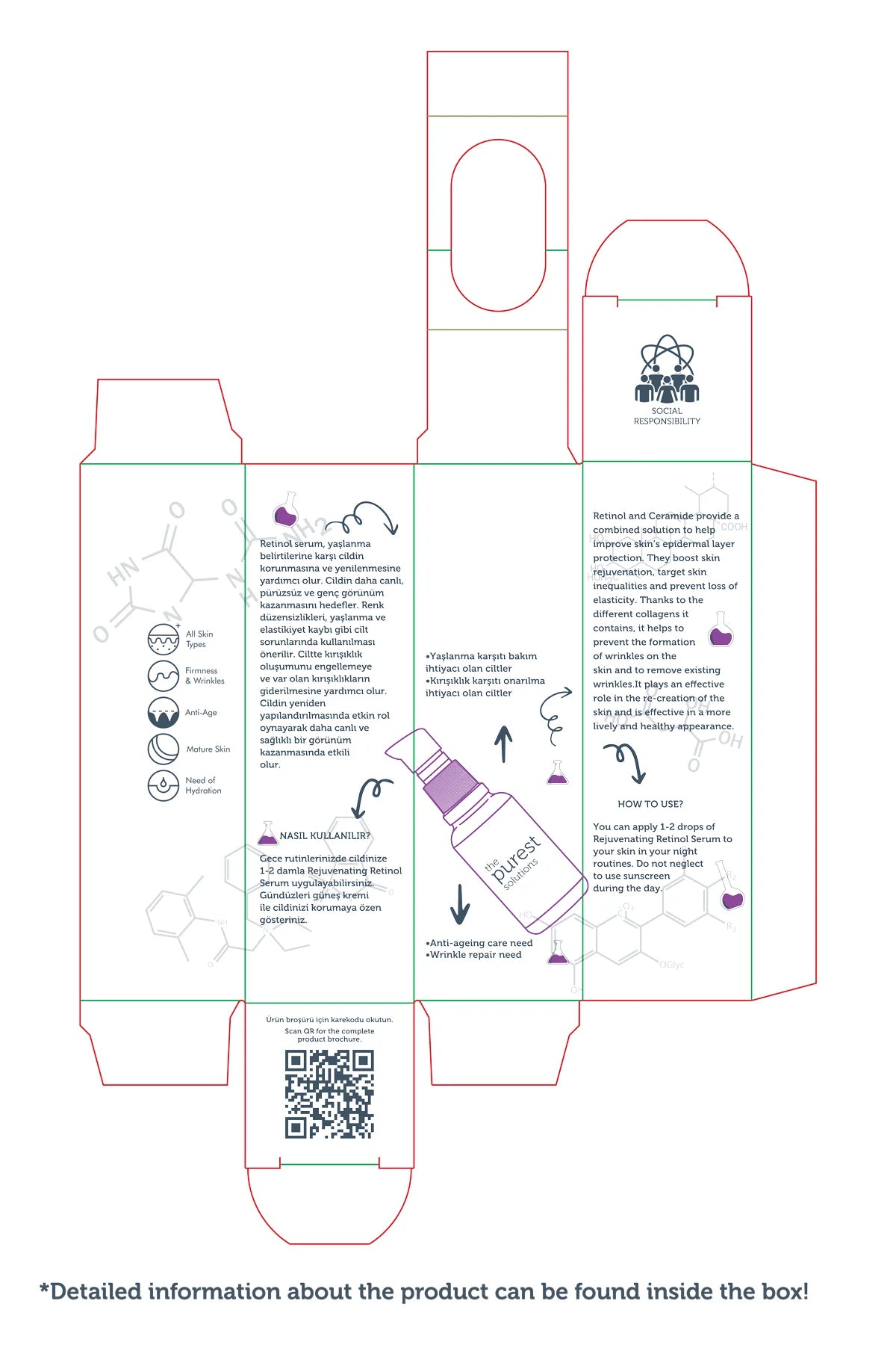 Anti-Aging and Anti-Wrinkle, Repairing Retinol Night Serum 30 Ml