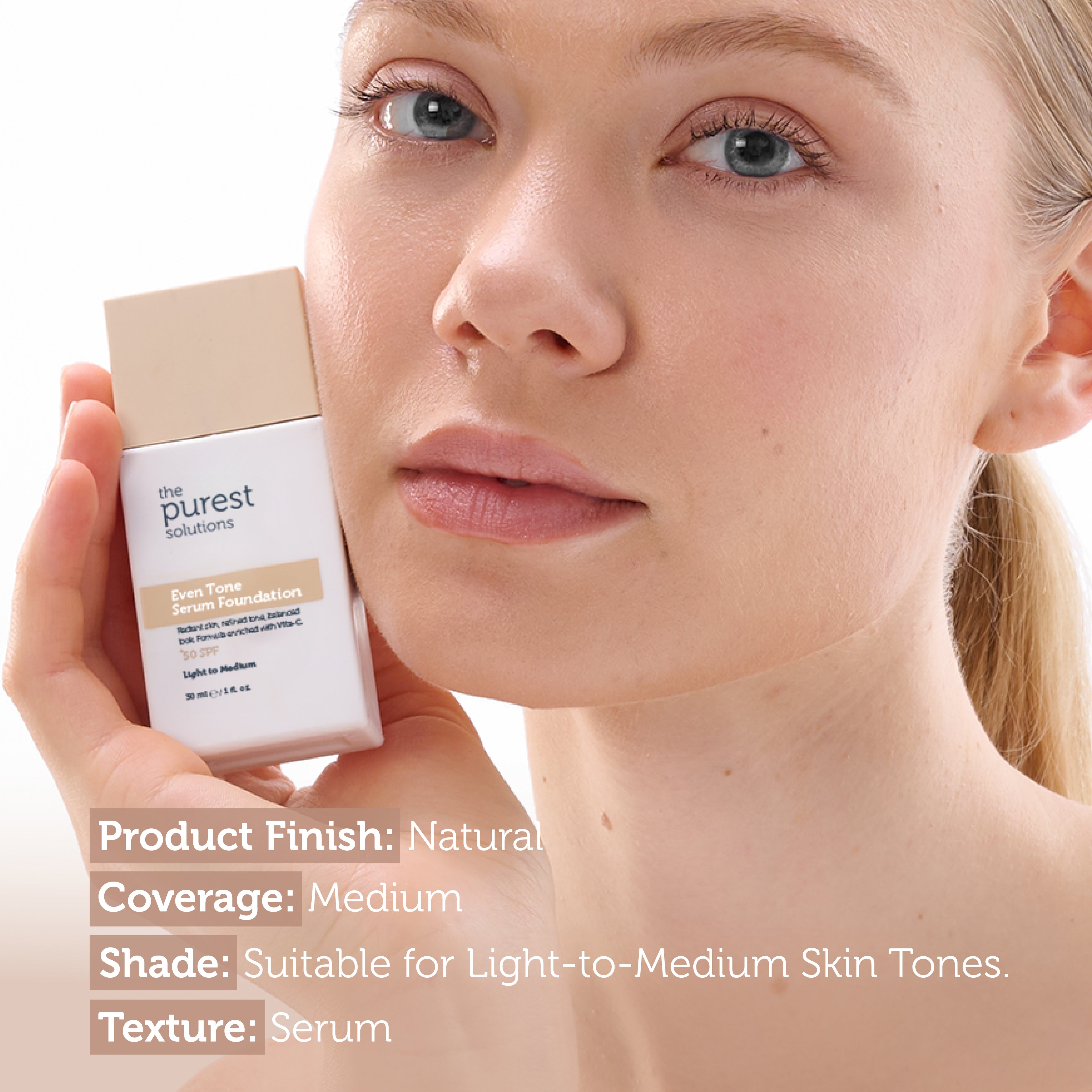 Anti-Spot Serum Foundation SPF 50+ 30ml — Light/Medium