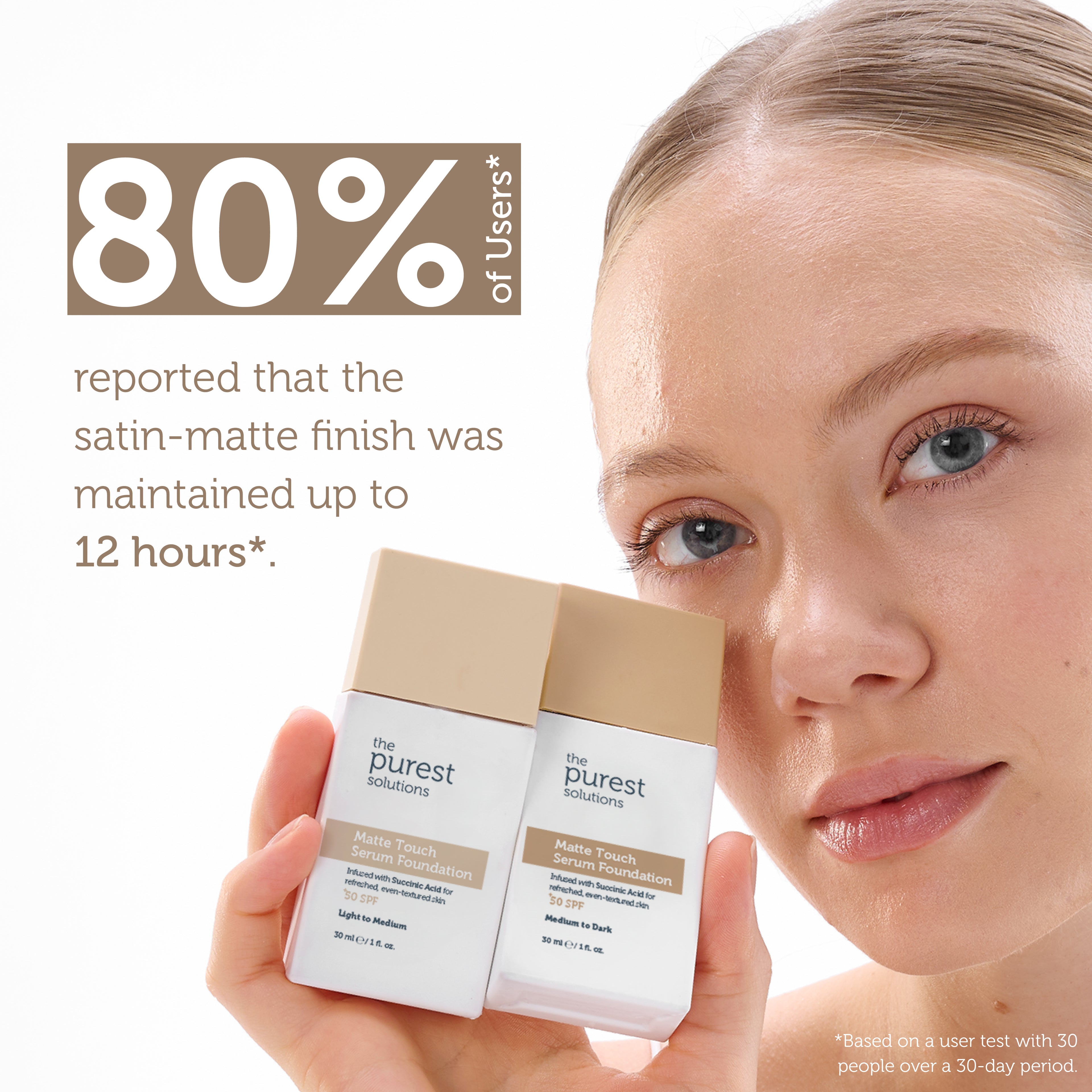Sebum Balancing Serum Foundation SPF 50+ 30ml — Light/Medium