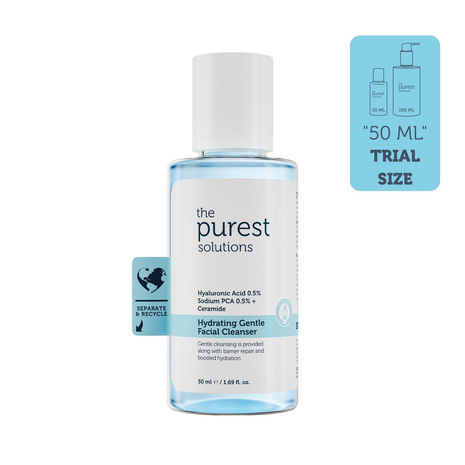 Hydrating Gentle Facial Cleanser 50ml — Travel Size