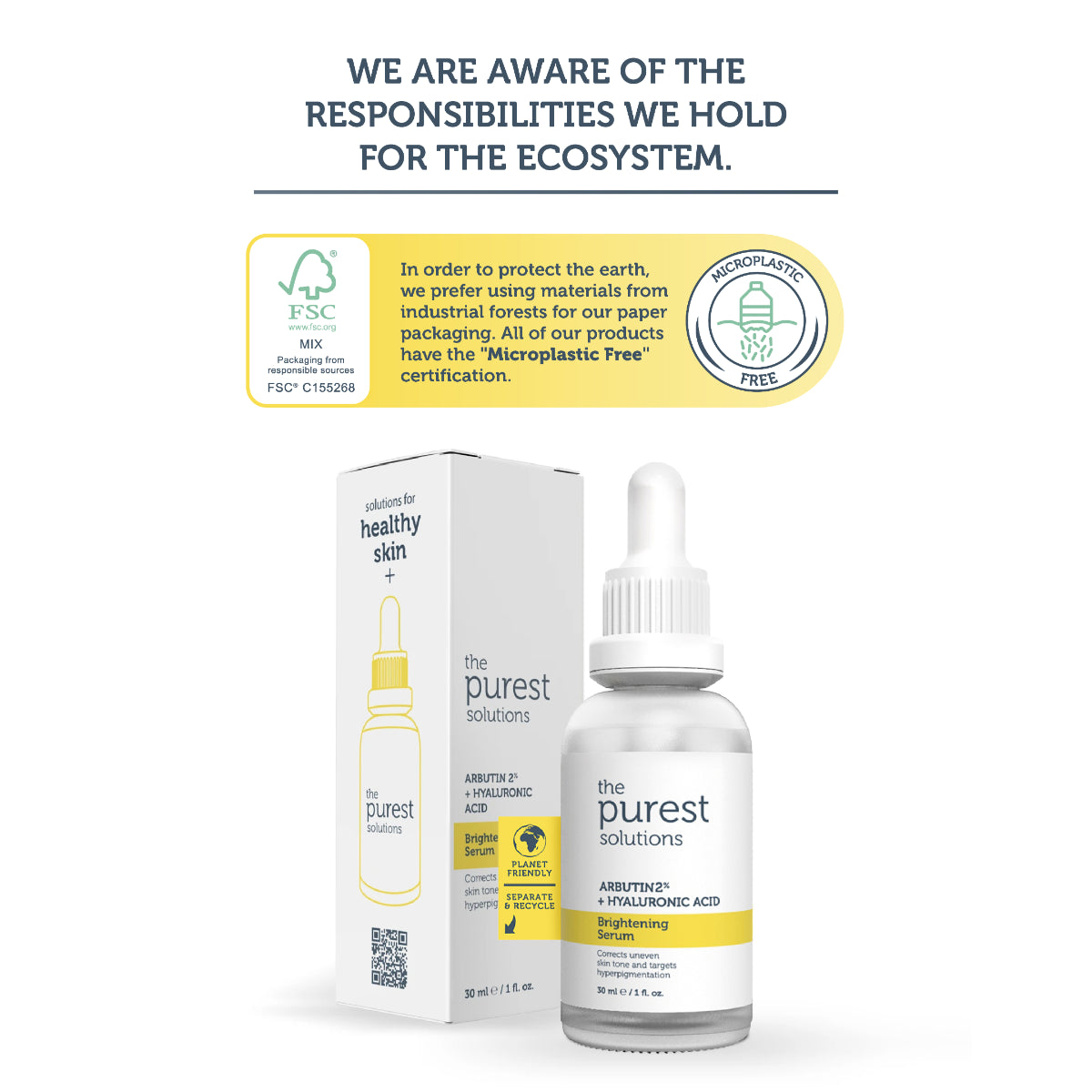 The Purest Solutions Brightening Arbutin Serum 30ml