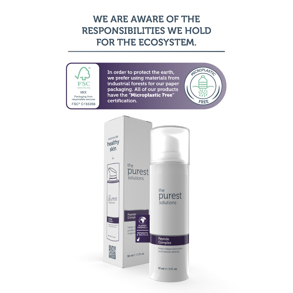 The Purest Solutions Peptide Complex Serum 30ml