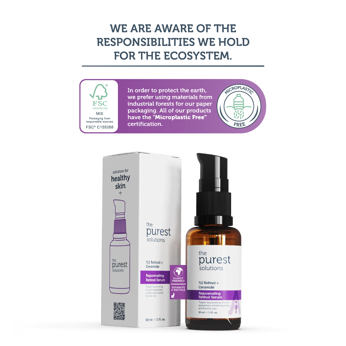 The Purest Solutions Rejuvenating Retinol Night Serum 30ml