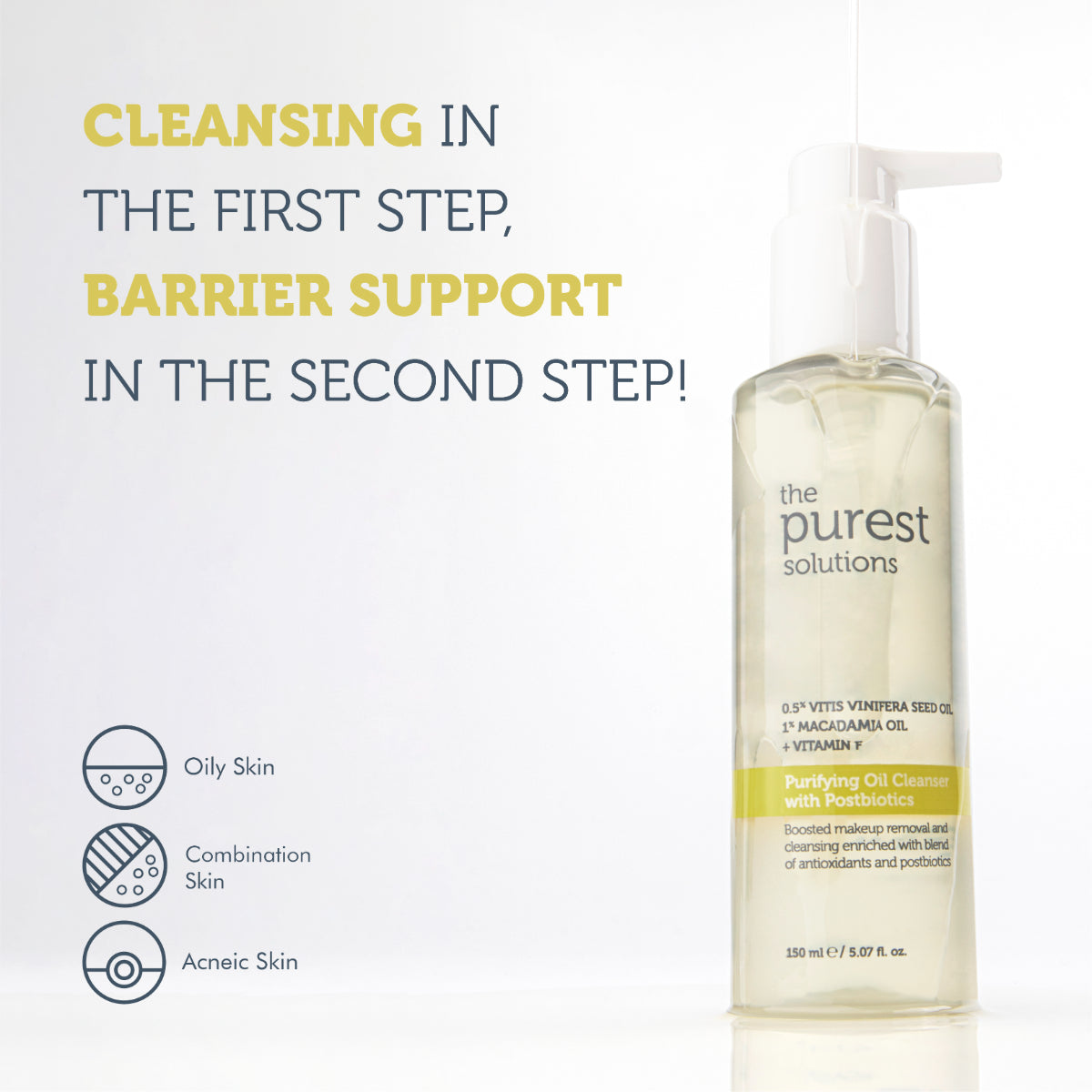 The Purest Solutions Postbiotic Cleansing Oil 150ml