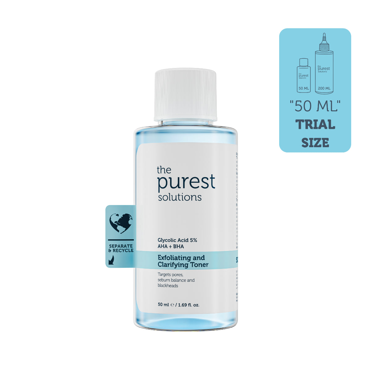 Exfoliating Clarifying Toner 50ml — Travel Size
