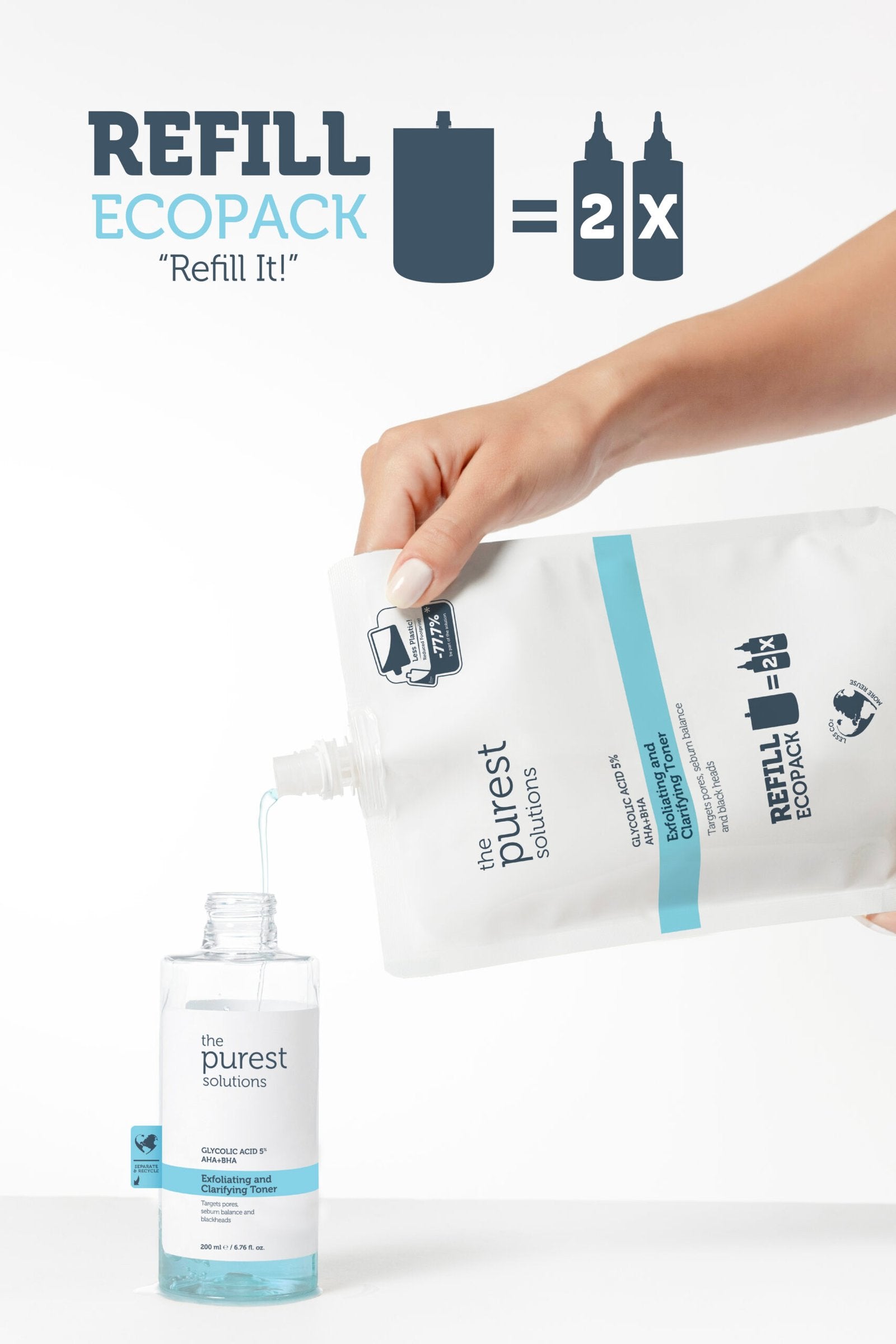 Exfoliating Clarifying Toner 400ml — Refill Pack