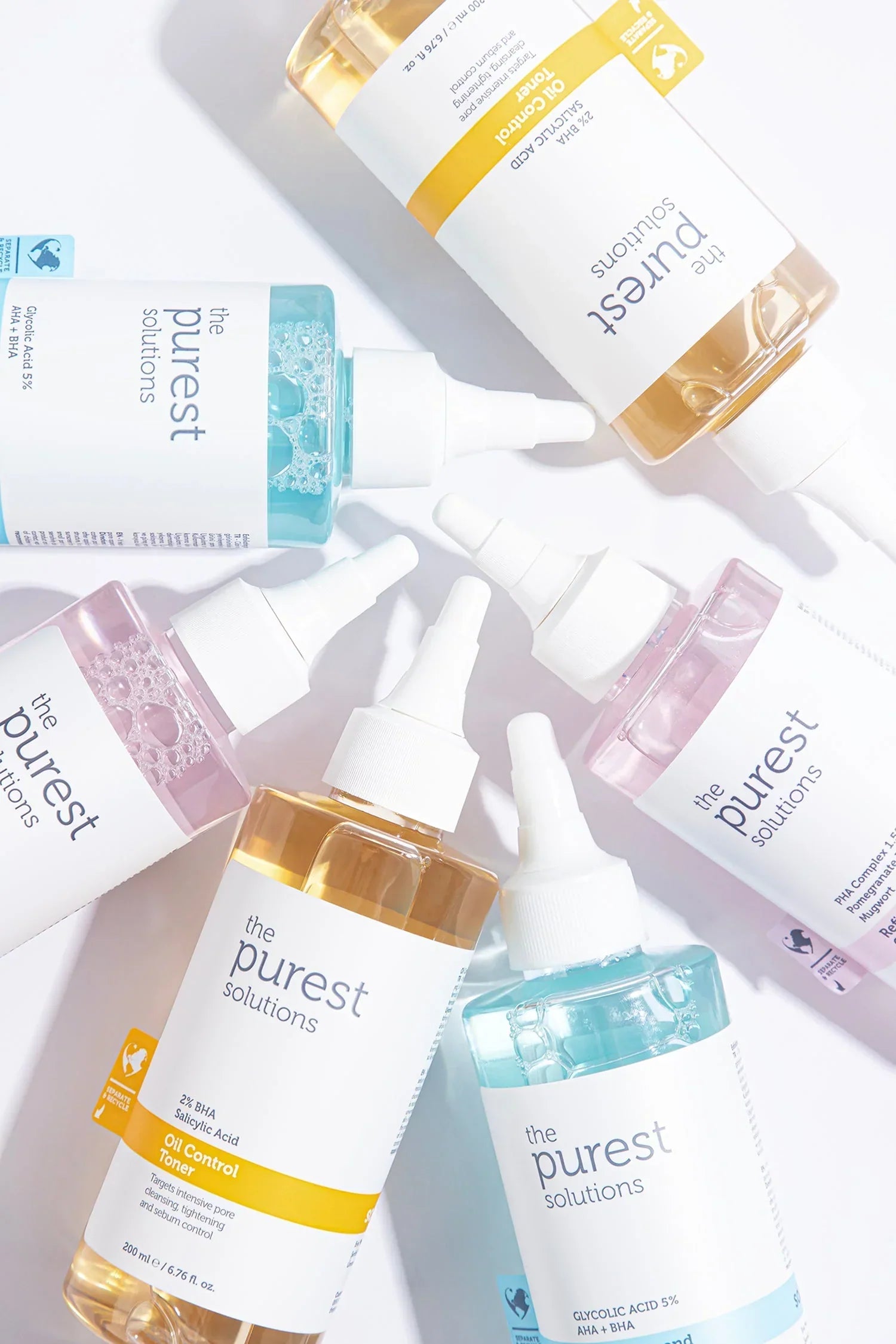 Which products should you combine to reduce the appearance of acne and pores?