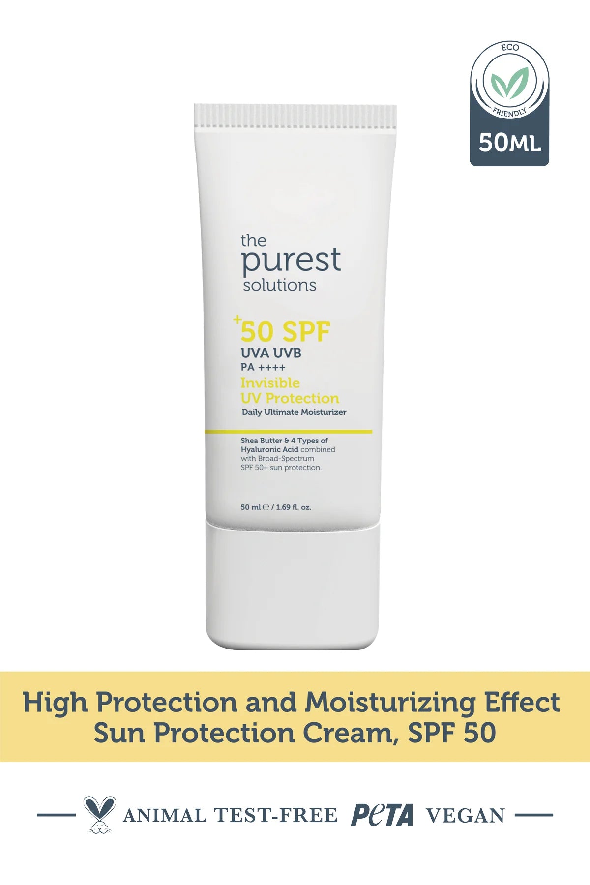 High Protection and Moisturizing Effect Invisible Sunscreen Cream SPF - 50 Ml