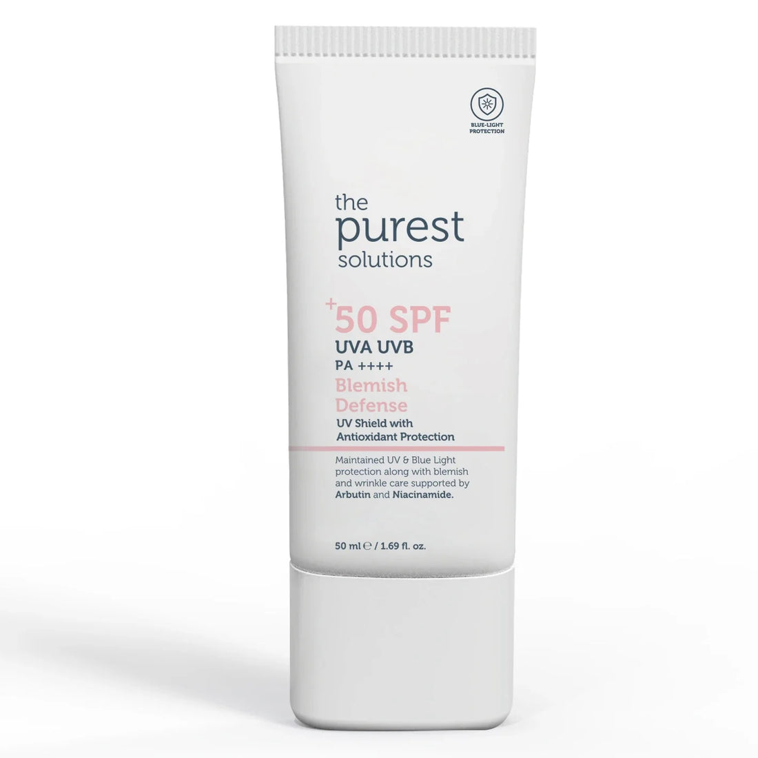 The Purest Solutions Tinted Sunscreen SPF 50 Anti-Blemish 50ml