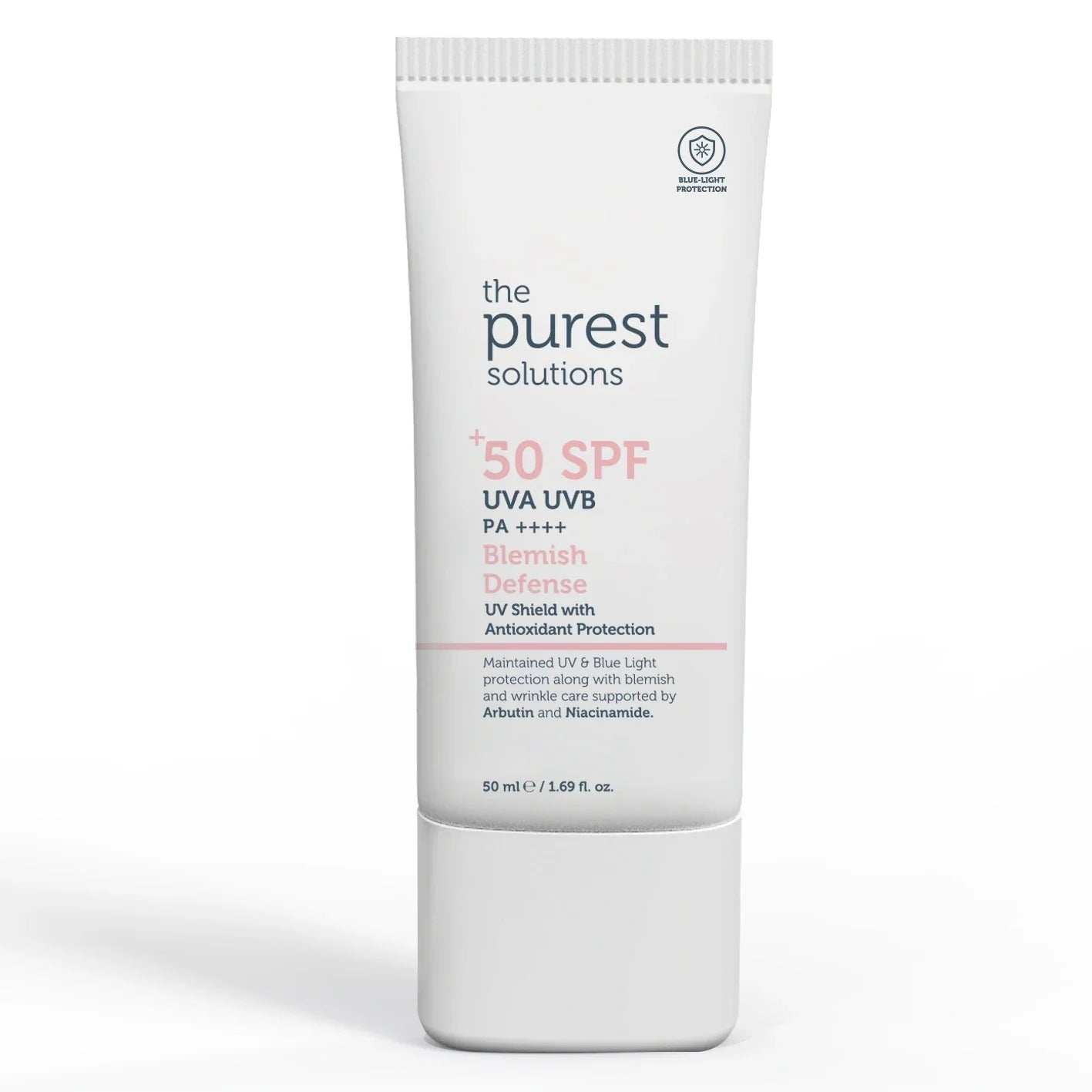 The Purest Solutions Tinted Sunscreen SPF 50 Anti-Blemish 50ml