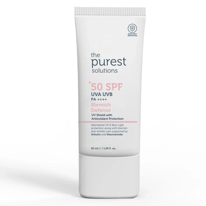 The Purest Solutions Tinted Sunscreen SPF 50 Anti-Blemish 50ml