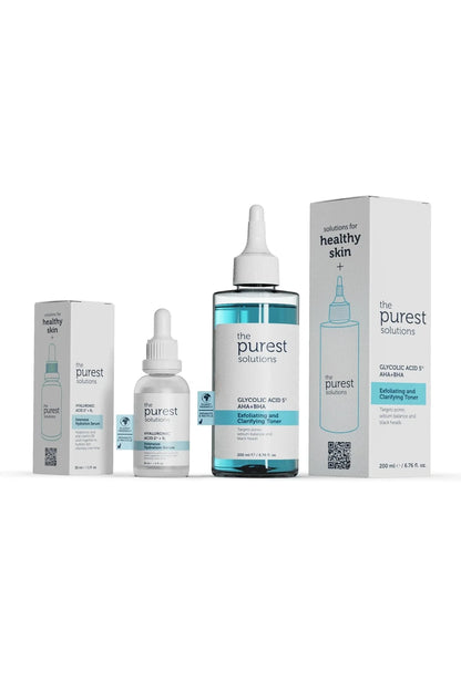 Special Skin Care Set for Dry Skin with Pore and Blackhead Problems