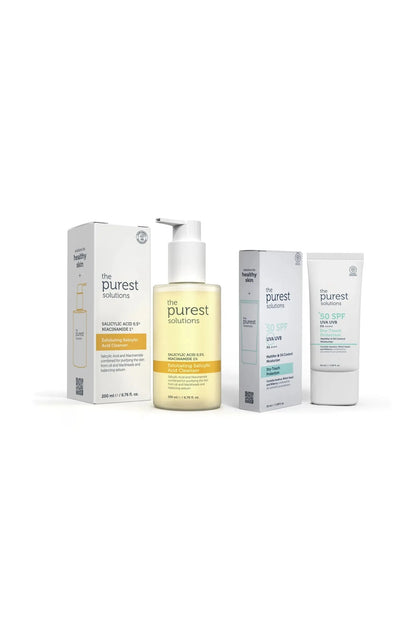 Sebum Balancing and UV Protection Effective Care Set