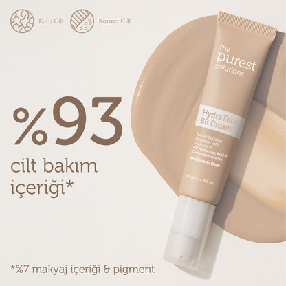 Intensive Moisturizing BB Cream for Dry and Combination Skin, SPF 50+, 40 ml – Medium/Dark Shade