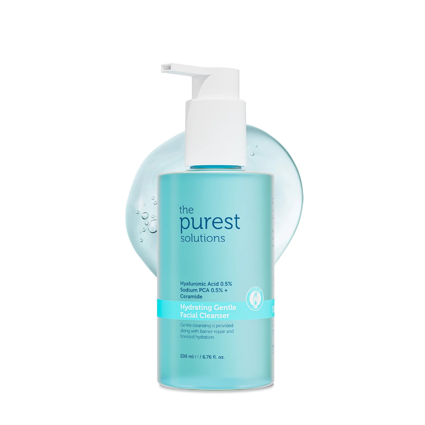 Hyaluronic Acid Hydrating Cleanser 200ml — Gentle Face Wash