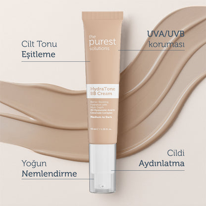 Intensive Moisturizing BB Cream for Dry and Combination Skin, SPF 50+, 40 ml – Medium/Dark Shade