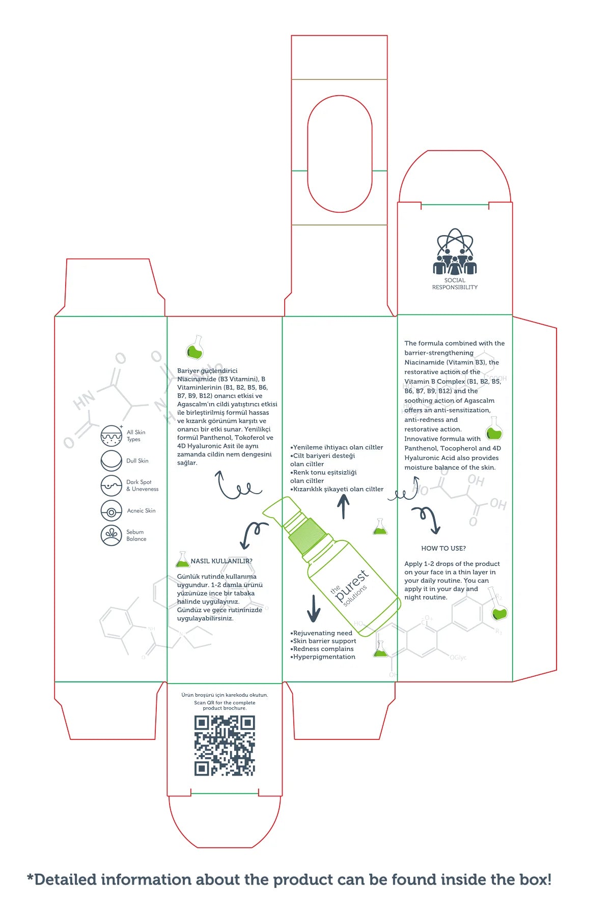 Barrier Strengthening and Soothing Vitamin B Skin Care Serum 30 Ml