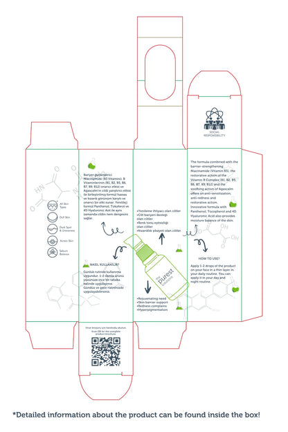 Barrier Strengthening and Soothing Vitamin B Skin Care Serum 30 Ml