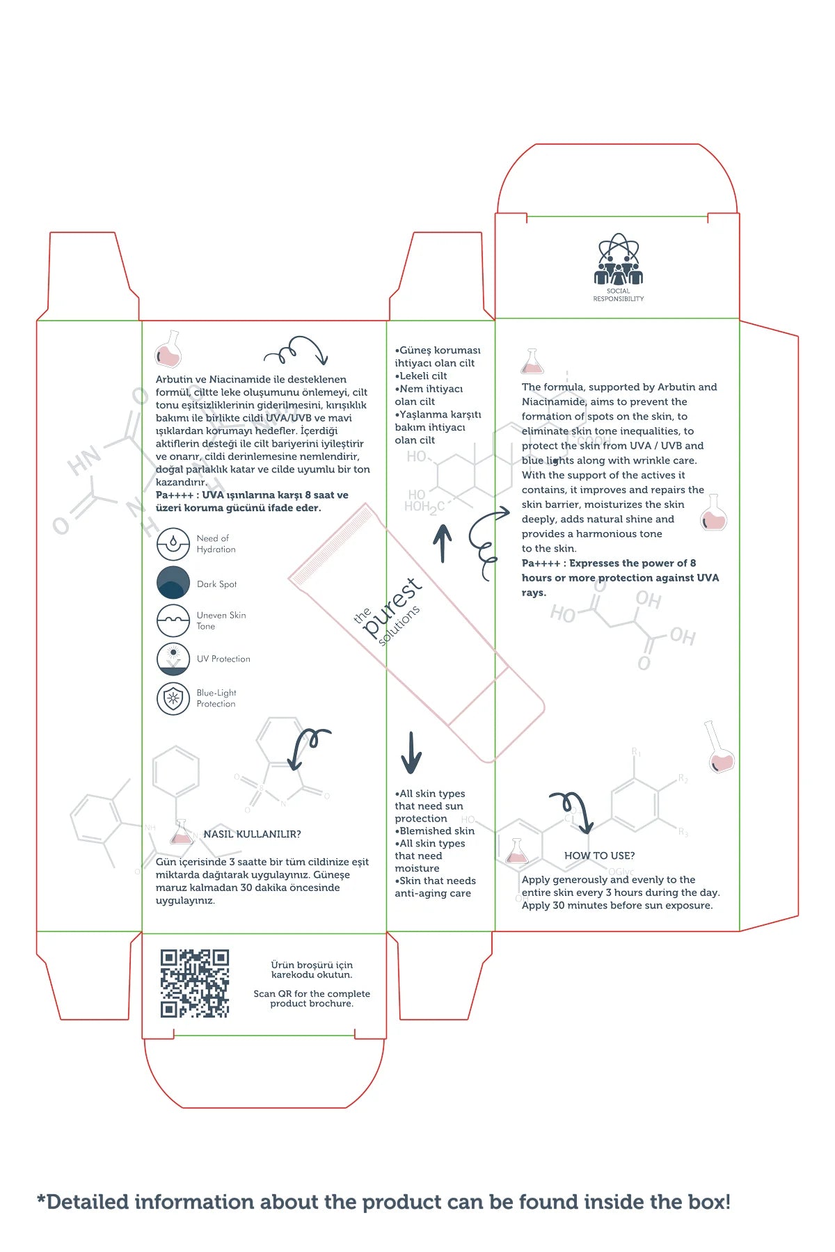 Skin Tone Equalizer and Anti-Blemish Blemish Defense Tinted Sunscreen Cream SPF 50 Ml