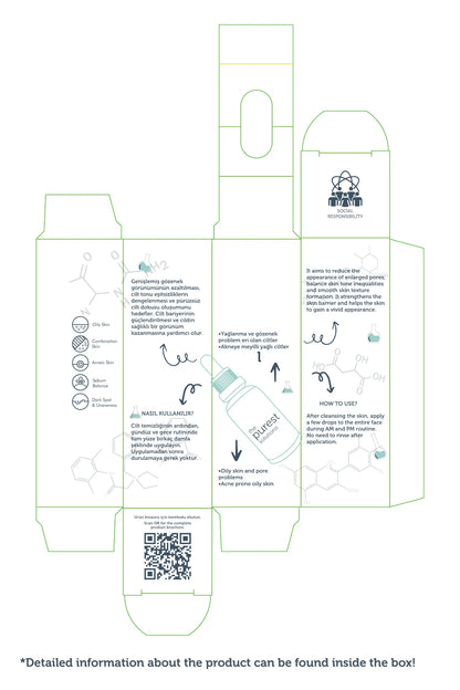 Anti-Pore, Acne and Blackhead Niacinamide Serum 30 Ml