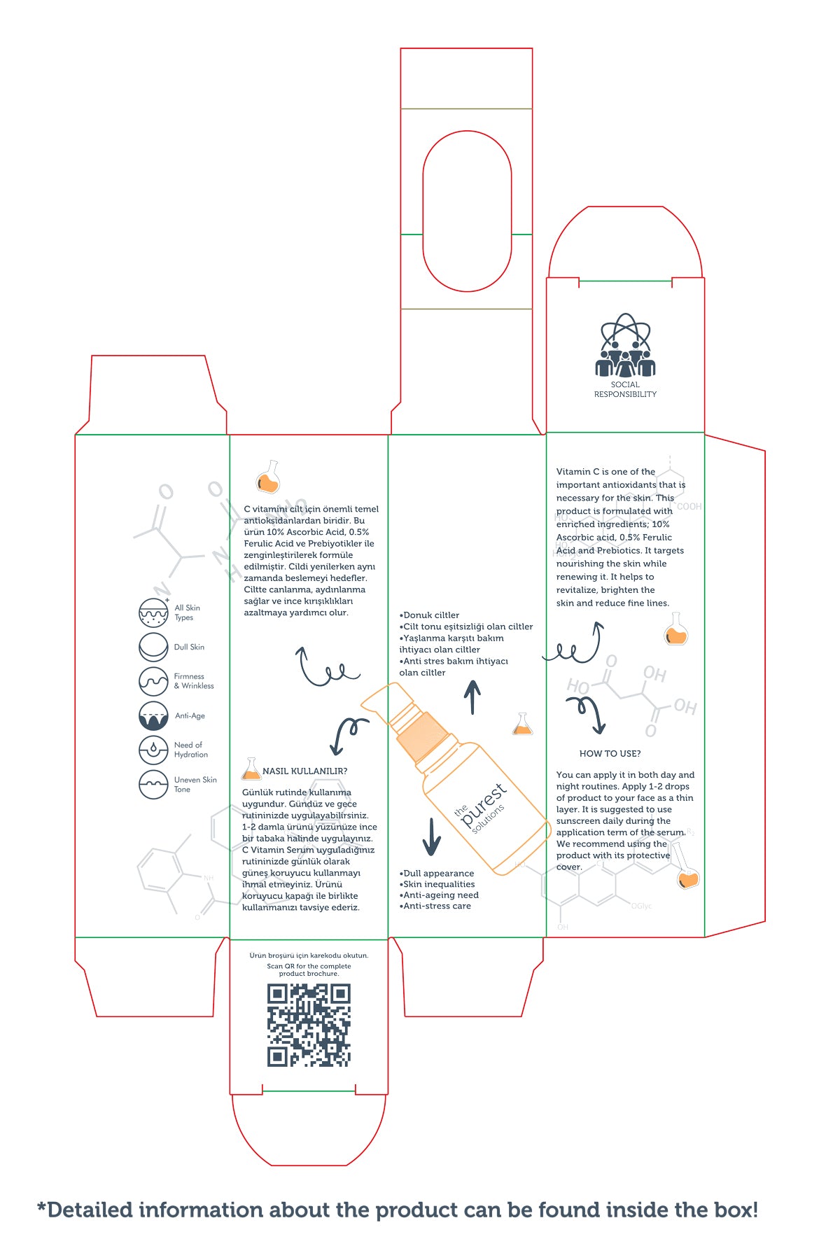 Brightening and Lightening Vitamin C Skin Serum 30 ml