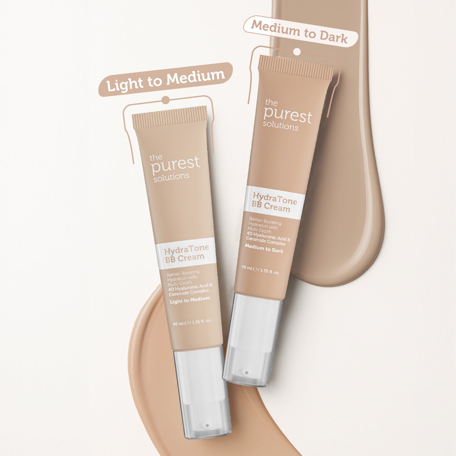 Intensive Moisturizing BB Cream for Dry and Combination Skin, SPF 50+, 50 ml – Light/Medium Tone