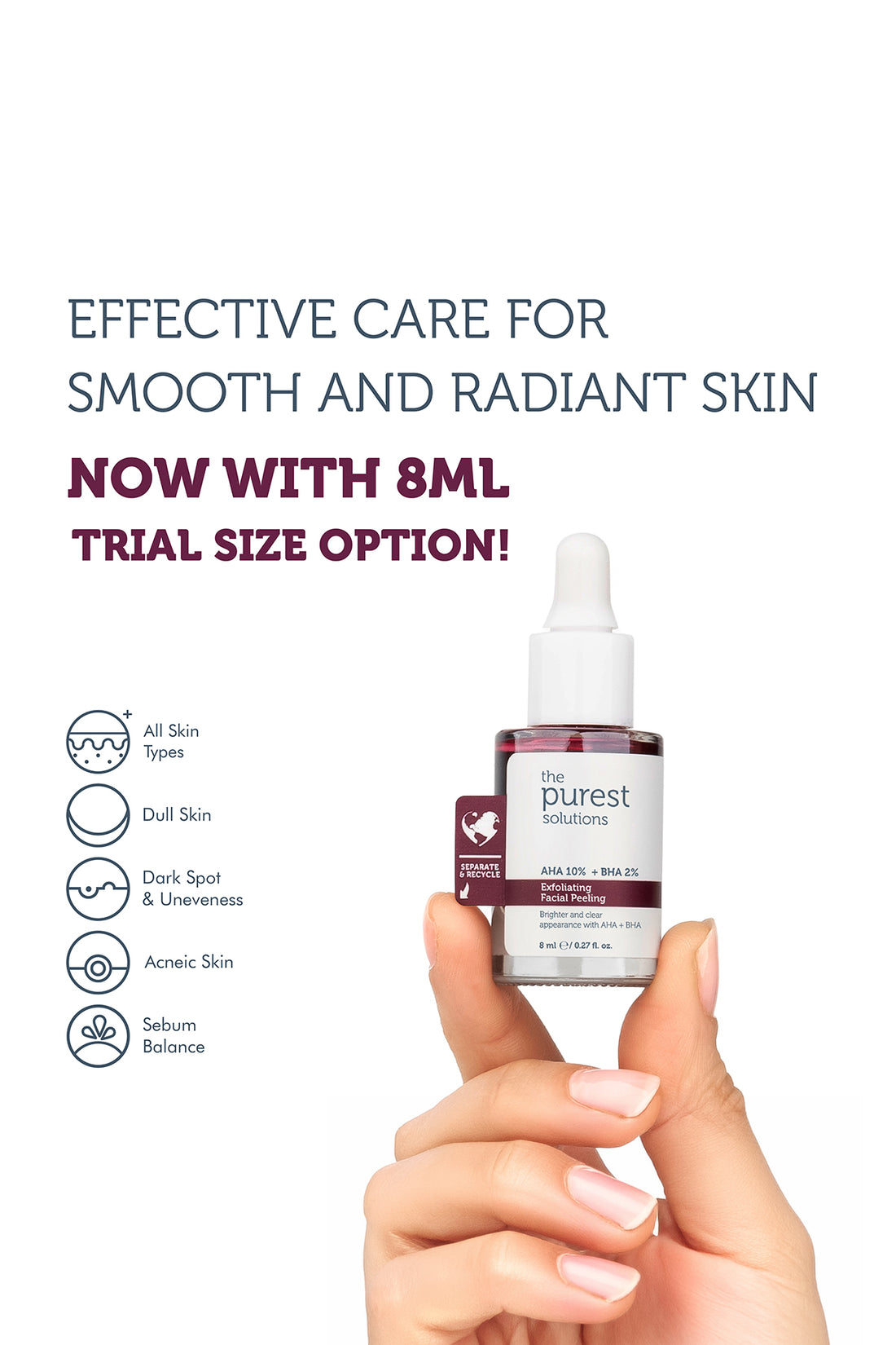 Peeling Solution Exfoliating Facial Peeling - 8 ML