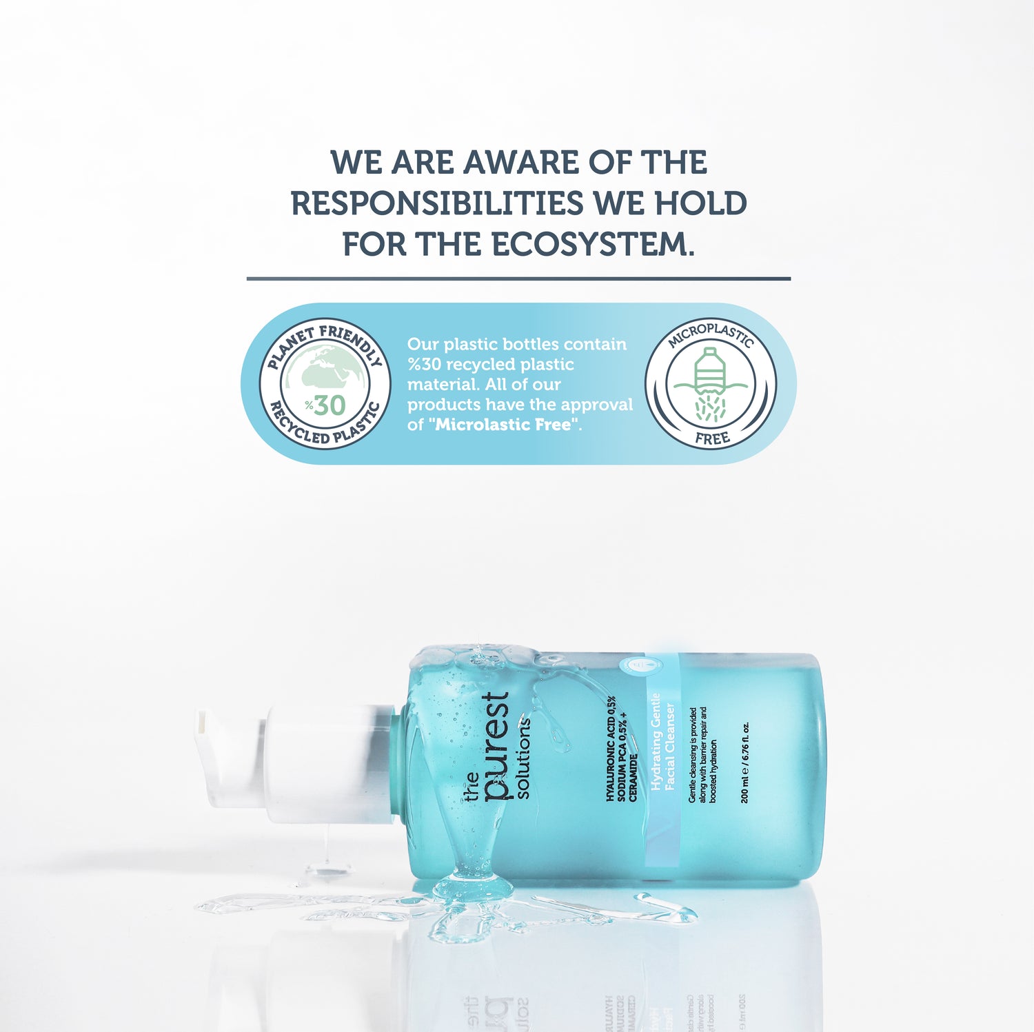 Hyaluronic Acid Hydrating Cleanser 200ml — Gentle Face Wash