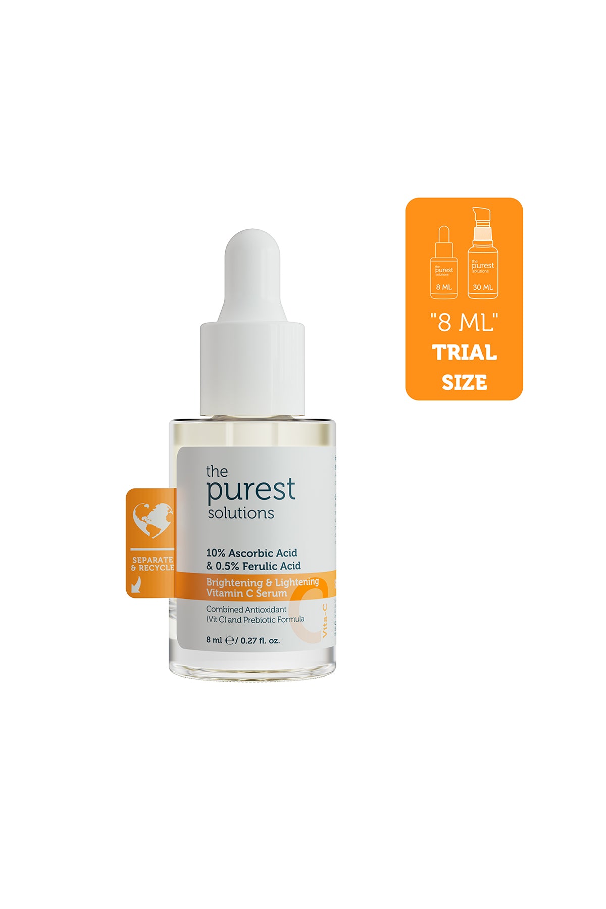 Brightening &amp; Lightening  Vitamin C Serum - 8 ML