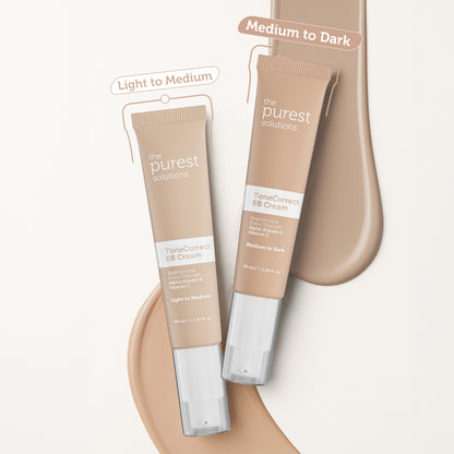 Skin Tone Evening BB Cream for Blemished Skin, SPF 50+, 40 ml – Medium/Dark Shade