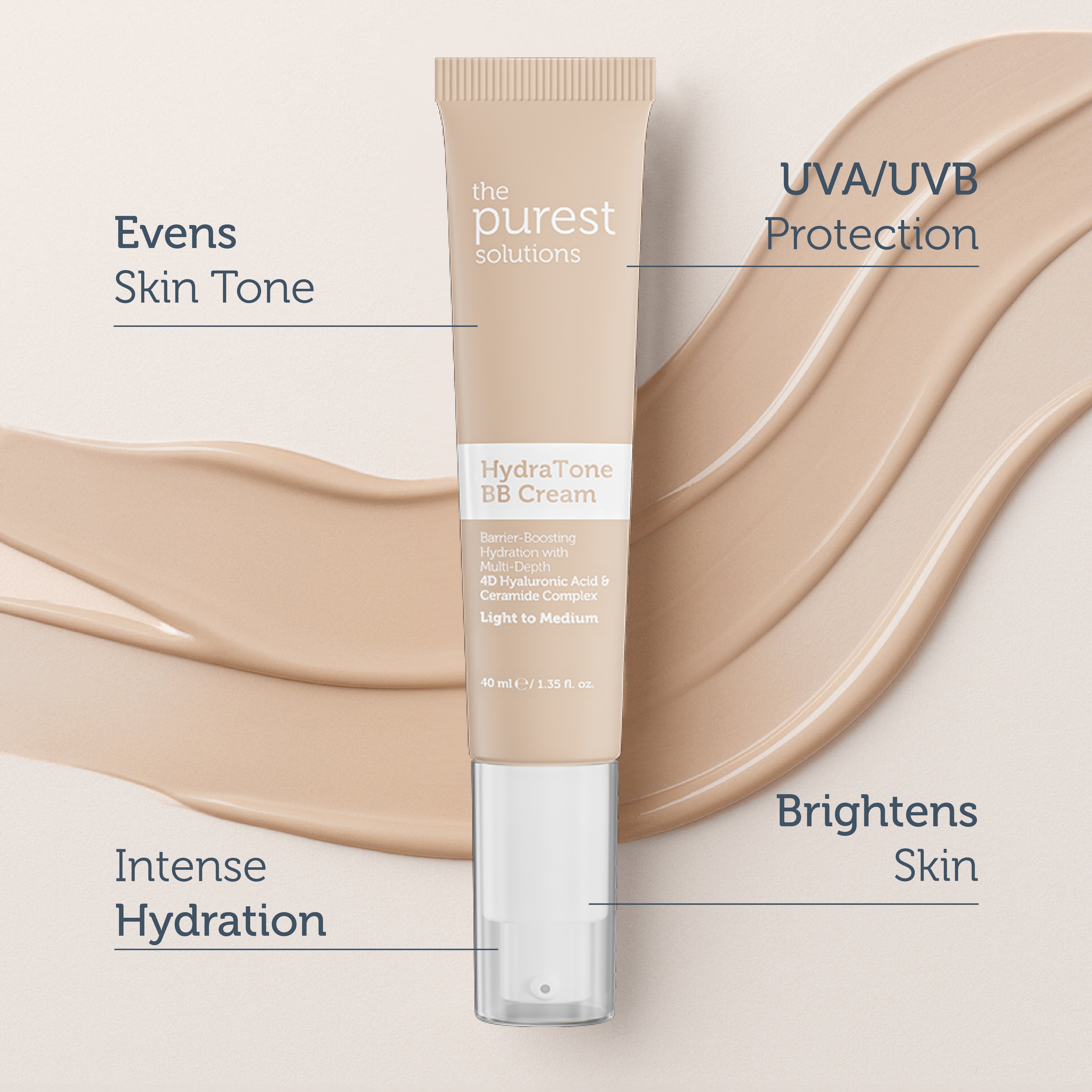 Moisturizing BB Cream SPF 50+ 40ml — Light/Medium
