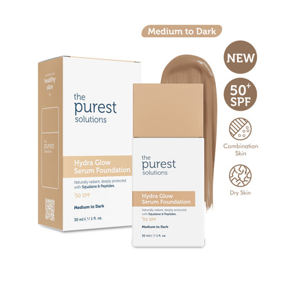 Moisturizing &amp; Revitalizing Serum Foundation SPF 50+, 30 ml – Medium/Dark Shade