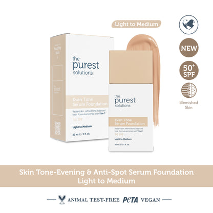 Anti-Spot Serum Foundation SPF 50+ 30ml — Light/Medium