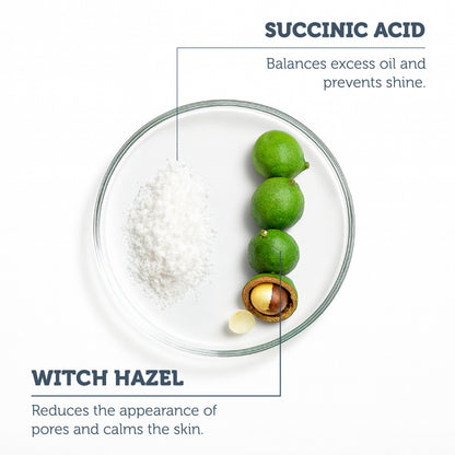 Sebum Balancing &amp; Mattifying Serum Foundation SPF 50+, 30 ml – Light/Medium Tone