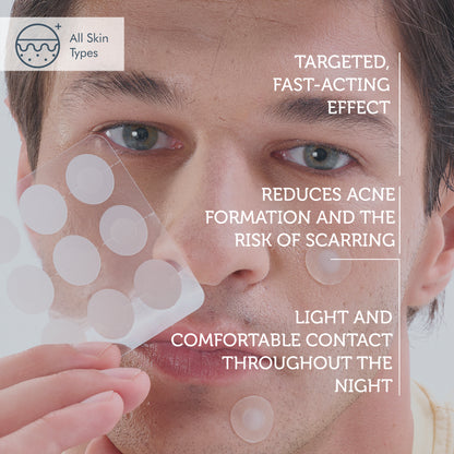 Microneedle Technology Acne Patch, Anti-Acne Patch, Microneedle Acne Strip, 9 Pieces