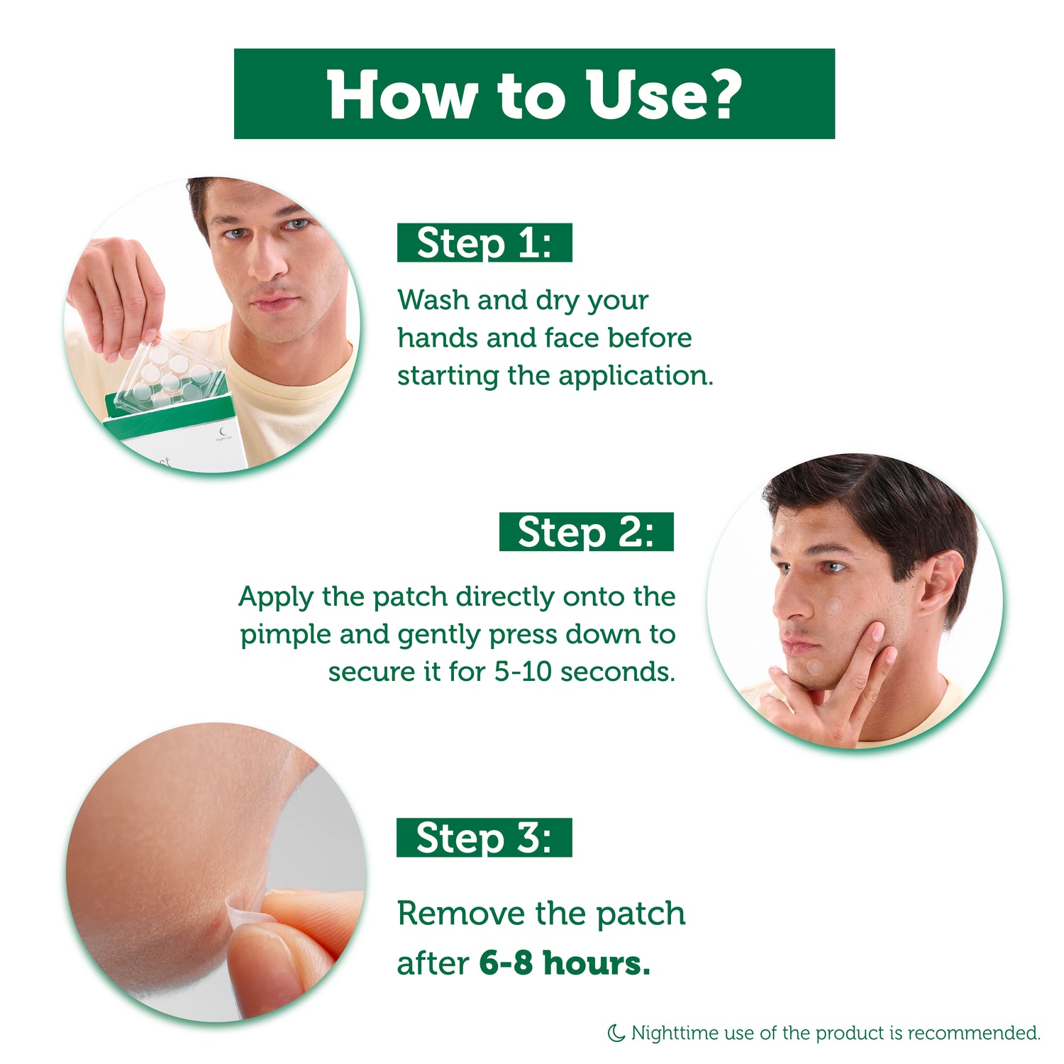 Microneedle Technology Acne Patch, Anti-Acne Patch, Microneedle Acne Strip, 9 Pieces