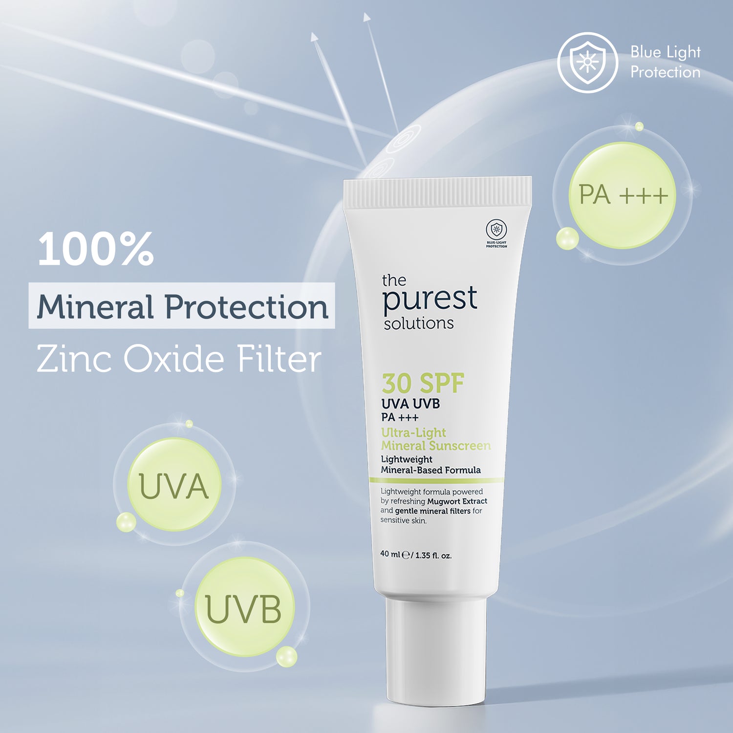Mineral Filter Sunscreen Cream SPF 30, 40 ml