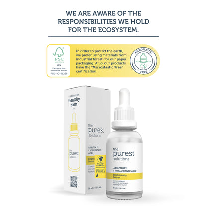 The Purest Solutions Brightening Arbutin Serum 30ml