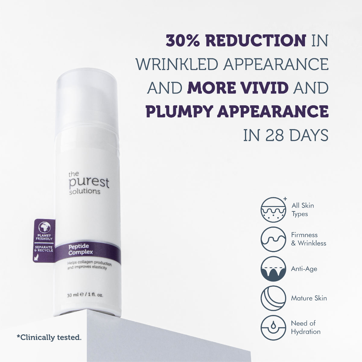The Purest Solutions Peptide Complex Serum 30ml