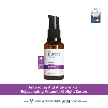 The Purest Solutions Rejuvenating Retinol Night Serum 30ml