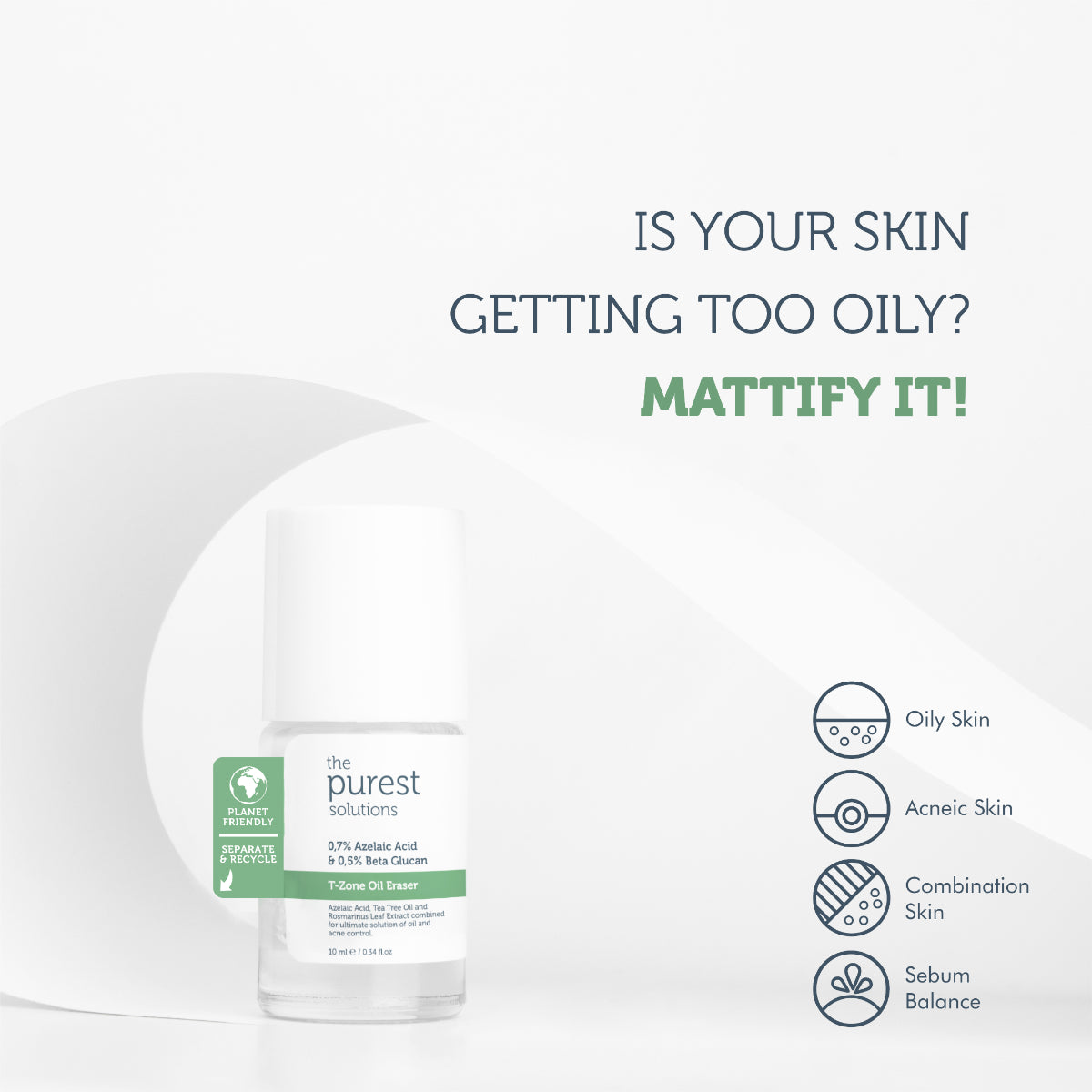 The Purest Solutions T-Zone Oil Eraser 10ml