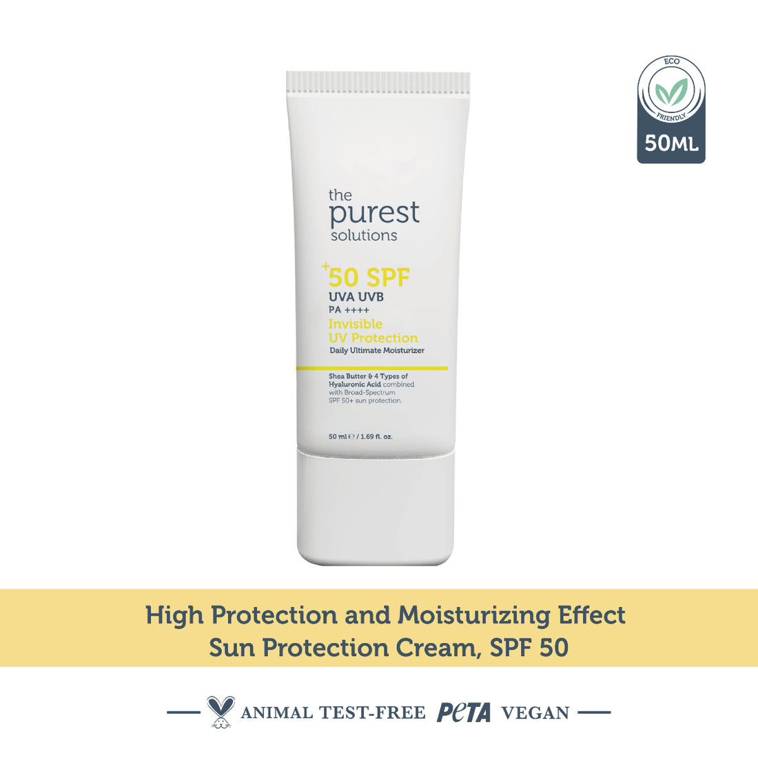 High Protection and Moisturizing Effect Invisible Sunscreen Cream SPF - 50 Ml